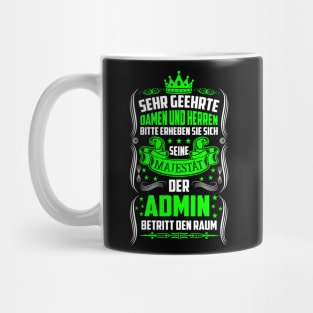 Informatiker Seine Majestät Der Admin Informatik Mug